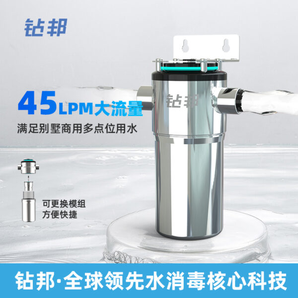 12GPM全屋大流量UVC LED紫外线水消毒器